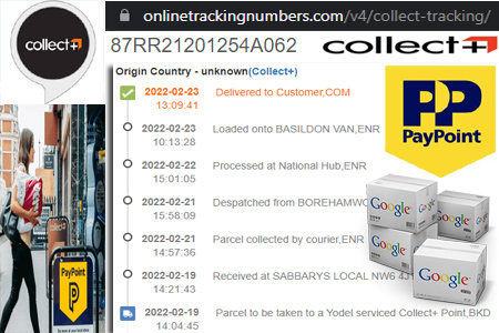 Online Collect Tracking Number Barcode