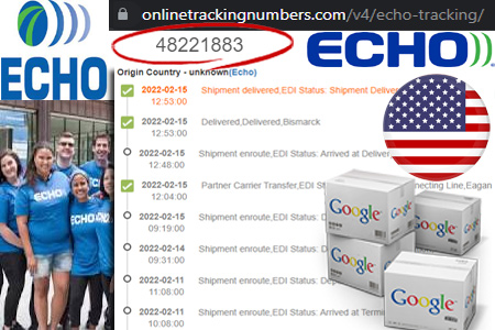 Echo Tracking Number Barcode