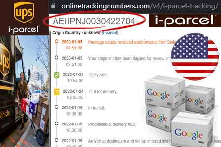 Online I-parcel Tracking Number Barcode
