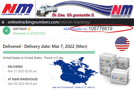 NM Tracking Number Barcode