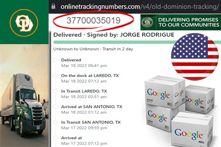 Online Old Dominion Tracking Number Barcode