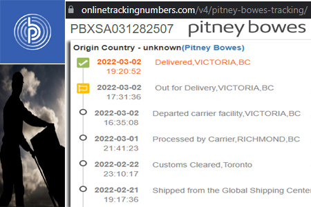 Online Pitney Bowes Tracking Number Barcode
