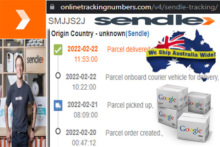 Online Sendle Tracking Number Barcode