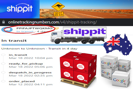 Online Shippit Tracking Number Barcode