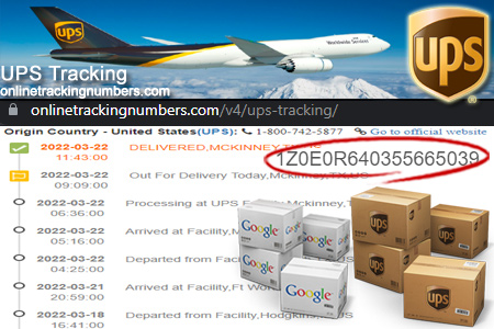 Online UPS Tracking Number Barcode